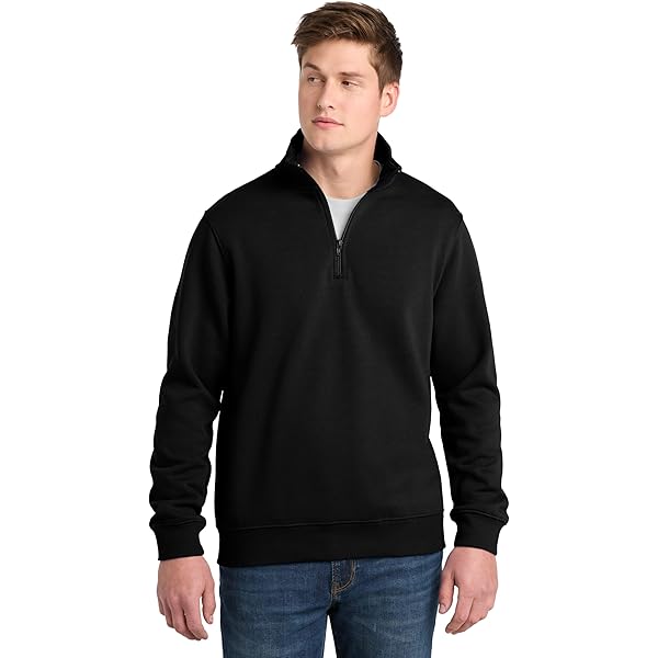 SPORT-TEK Unisex Super Heavyweight Quarter Zip Pullover Sweatshirt